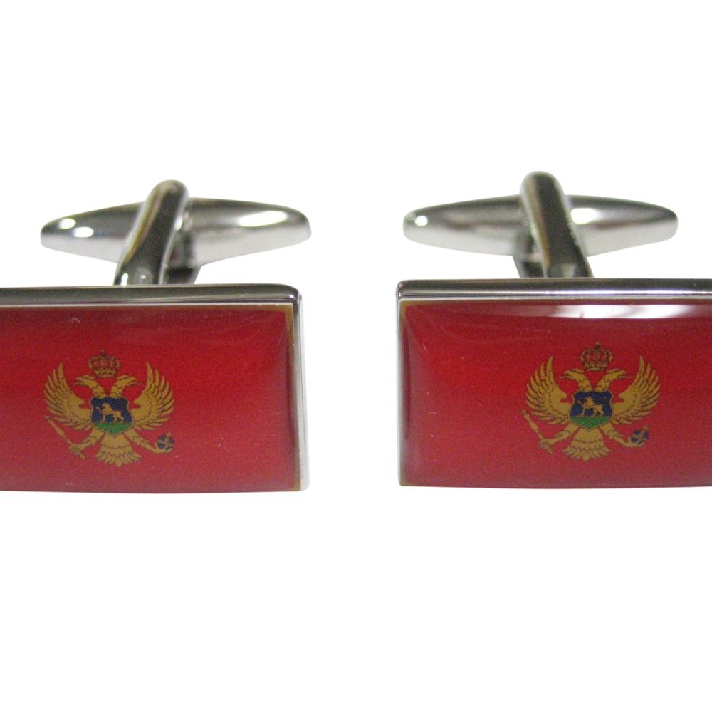 Montenegro Flag Cufflinks